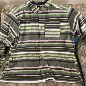 Columbia Men's Multicolor Striped Button Down Shirt